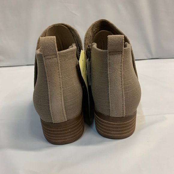 Toms Womens Deia Desert Taupe Ankle Booties NO BOX - Picture 3 of 7